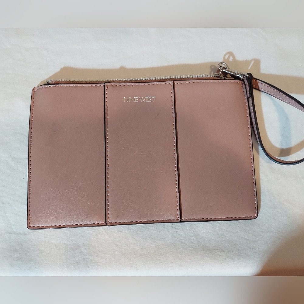 Nine West Light Pink Wristlet Bag